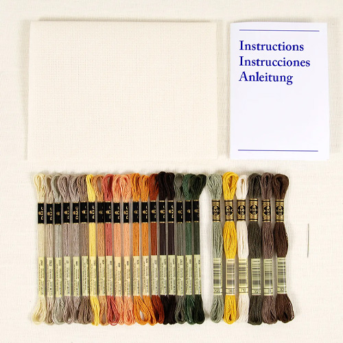 DMC Fall Scenery Cross Stitch Kit - Image 2