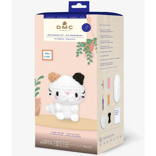DMC Luna the Cat XL Amigurumi Crochet Kit