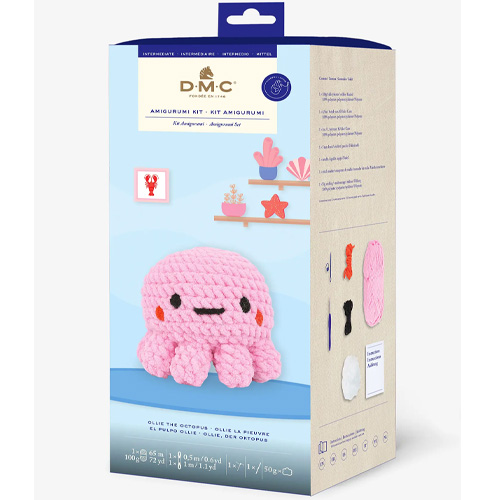 DMC Ollie the Octopus XL Amigurumi Crochet Kit