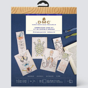 DMC Animals Embroidery Card Kit