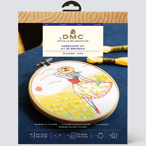 DMC Romantic Tulips Embroidery Kit