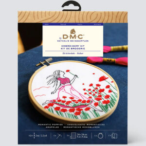 DMC Romantic Poppies Embroidery Kit