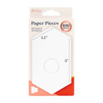 Paper Pieces - Elongated Hexagon - 1.50"