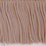 Fringe Cut Plain Top - 50mm, Beige (14)