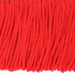 Fringe Cut Plain Top - 50mm, Cherry (23)