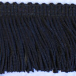 Fringe Cut Plain Top - 50mm, 4 Black