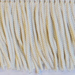 Fringe Cut Plain Top - 50mm, 6 Cream