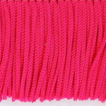 Fringe Cut Plain Top - 50mm, 84 Hot Pink