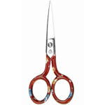 Fraliz Classic Harlequin Style Scissors - Red