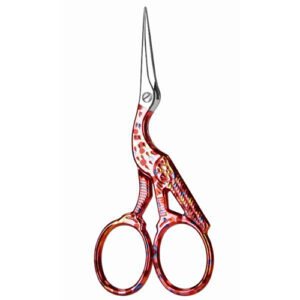 Fraliz Harlequin Style Stork Embroidery Scissors