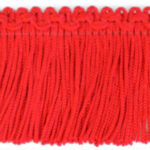 Fringe Cut - Gimp Top - 75mm, Cherry (23)