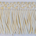 Fringe Cut - Gimp Top - 75mm, 6 Cream