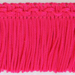 Fringe Cut - Gimp Top - 75mm, 84 Hot Pink
