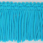 Fringe Cut - Gimp Top - 75mm, Turquoise (87)