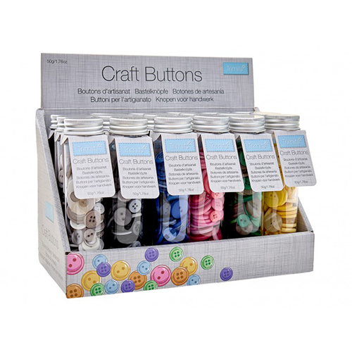 Craft Button Display Bright