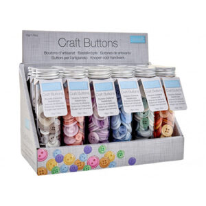 Craft Button Display Pastel