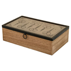 Wooden Box Scissor Theme