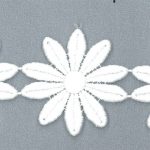 GD84 Guipure Edging - White