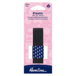Woven Elastic - 20mm, 4 Black