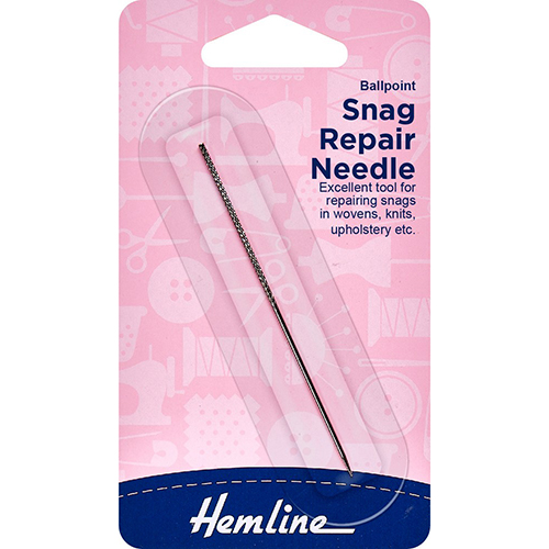 Hemline Snag Repair Needle, Repair Snags In Wovens, Knits Etc.