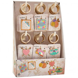 Novelty Metal Key Rings Display