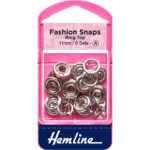 Press Snap Ring Top - 3 White