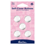 Self Cover Button Metal - 19mm