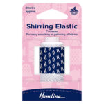 Shirring Elastic - 3 White