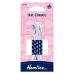 Hat Elastic Carded - 3 White