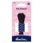 Hat Elastic Carded - 4 Black