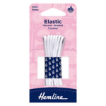 Braided Elastic - 3mm, 3 White