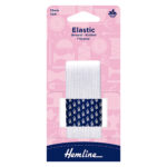 Knitted Elastic Packaged - 40mm, 3 White