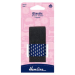 Knitted Elastic Packaged - 32mm, 4 Black