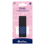 Woven Elastic - 25mm, 4 Black