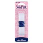 Sew-on Hook & Loop - 3 White