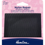 Adhesive Nylon Repair Patch - 4 Black