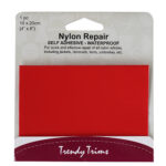 Adhesive Nylon Repair Patch - 1 Red