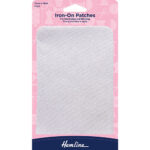 Iron-on Patches Solids - 3 White