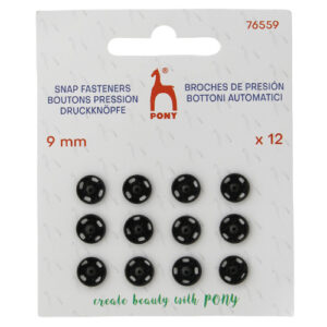 Snap Fasteners - Black