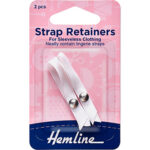 Bra Strap Retainers - 3 White