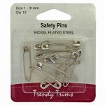 Safety Pins - Nickel Plated Steel - 1 (31mm)