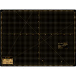 Hemline Gold Cutting Mat Black - A2