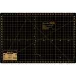 Hemline Gold Cutting Mat Black - A3