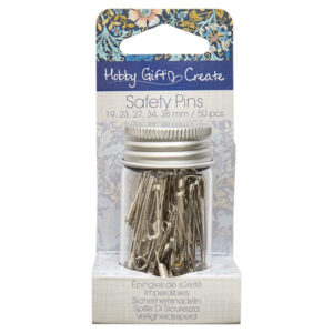 Hobby Gift Safety Pins in Jar