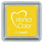 Tsukineko Versacolour Small Stamp Pad - Canary (11)