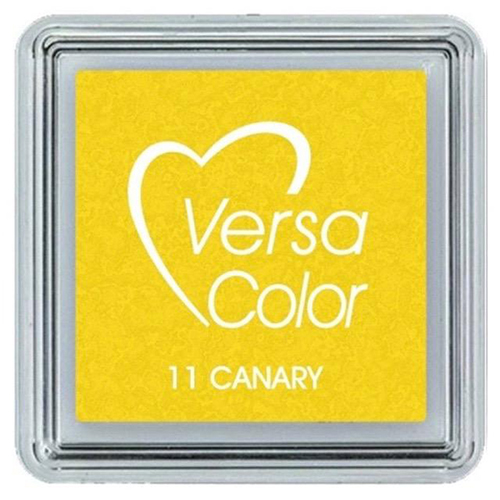 Yellow Ink Pad, Yellow Ink Stamp Pad, Non-toxic Ink Pad Stamp,  Water-soluble Ink Pad, Stamp Ink Pad, Ink Pad, Versacolor Ink Pad canary 