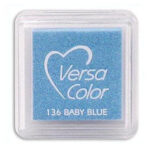 Tsukineko Versacolour Small Stamp Pad - Baby Blue (136)