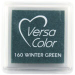 Tsukineko Versacolour Small Stamp Pad - Winter Green (160)