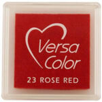 Tsukineko Versacolour Small Stamp Pad - Rose Red (23)