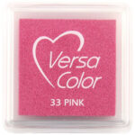 Tsukineko Versacolour Small Stamp Pad - Pink (33)